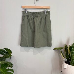 J. Crew | Sage Green Mini Skirt | Size 4
